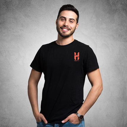 How High Tee (Black / Orange) - Relivia, Inc