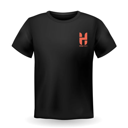 How High Tee (Black / Orange) - Relivia, Inc