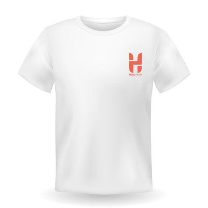 How High Tee (White / Orange) - Relivia, Inc