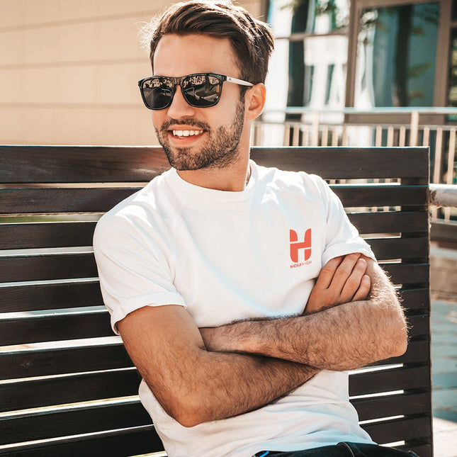 How High Tee (White / Orange) - Relivia, Inc